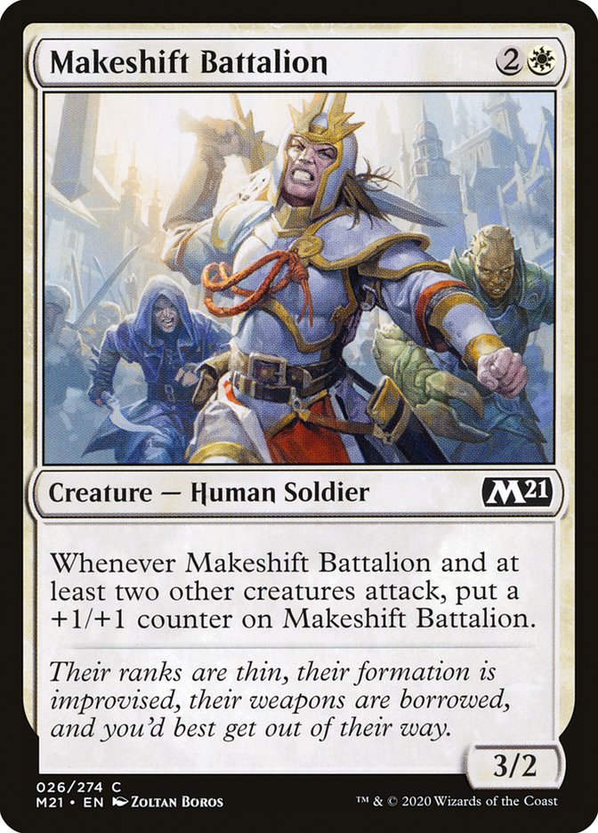 Makeshift Battalion [Core Set 2021] | Gamers Paradise