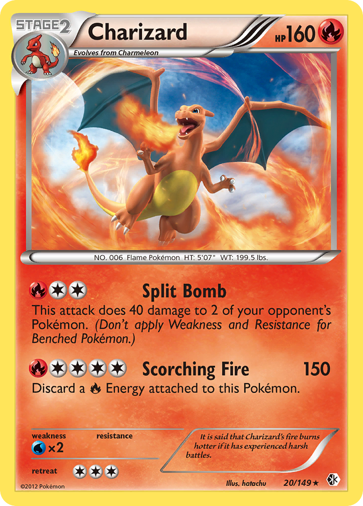 Charizard (20/149) [Black & White: Boundaries Crossed] | Gamers Paradise