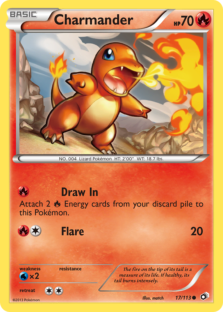 Charmander (17/113) [Black & White: Legendary Treasures] | Gamers Paradise