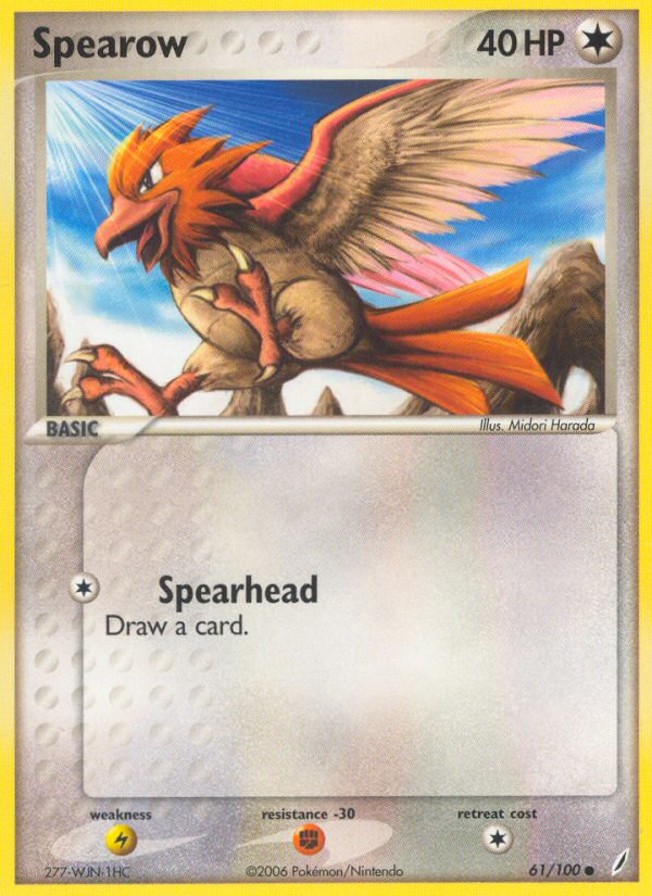 Spearow (61/100) [EX: Crystal Guardians] | Gamers Paradise