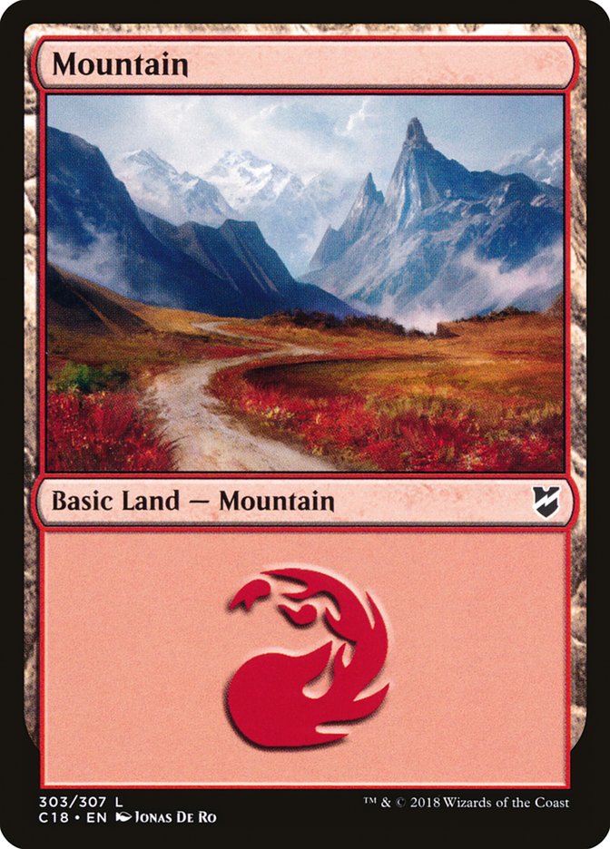 Mountain (303) [Commander 2018] | Gamers Paradise