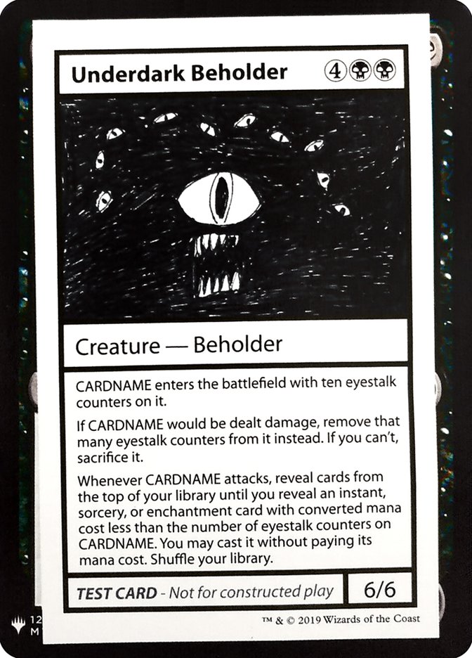 Underdark Beholder [Mystery Booster Playtest Cards] | Gamers Paradise