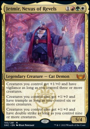 Jetmir, Nexus of Revels (Promo Pack) [Streets of New Capenna Promos] | Gamers Paradise