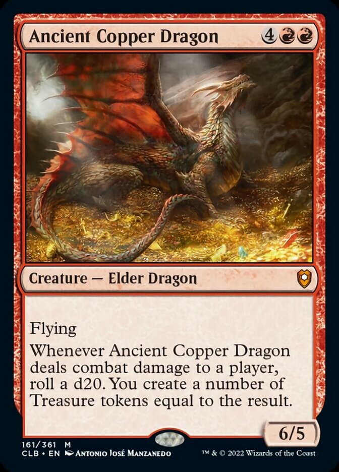 Ancient Copper Dragon [Commander Legends: Battle for Baldur's Gate] | Gamers Paradise