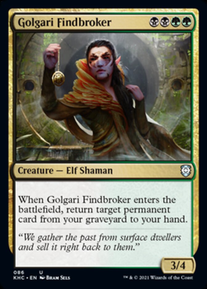 Golgari Findbroker [Kaldheim Commander] | Gamers Paradise