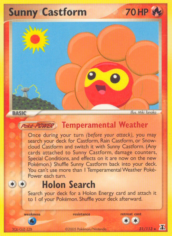 Sunny Castform (31/113) [EX: Delta Species] | Gamers Paradise