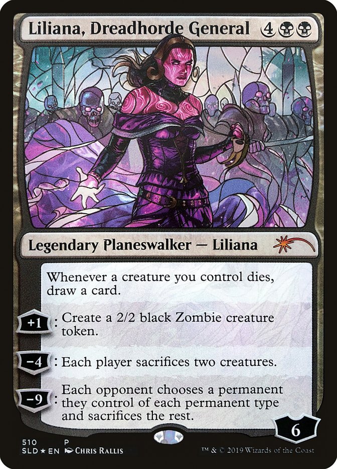 Liliana, Dreadhorde General (Stained Glass) [Secret Lair Drop Promos] | Gamers Paradise