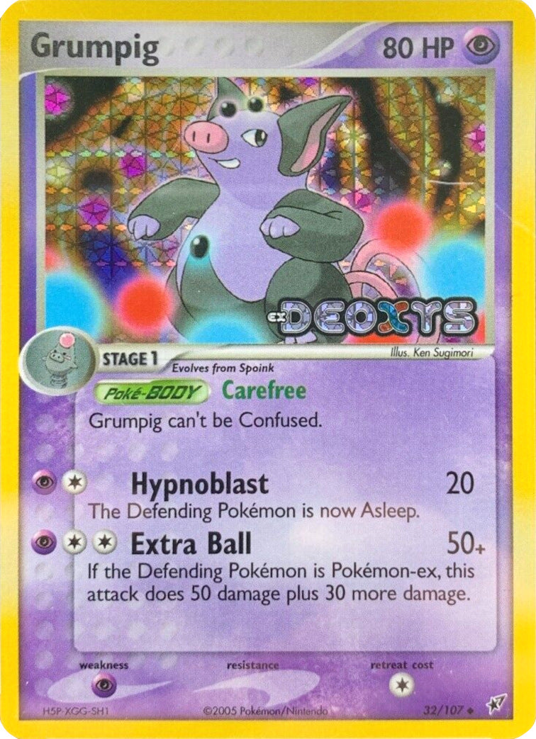 Grumpig (32/107) (Stamped) [EX: Deoxys] | Gamers Paradise