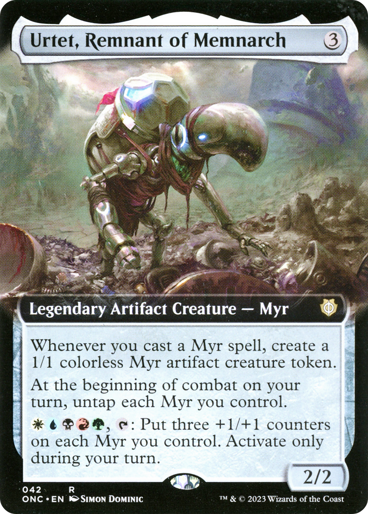 Urtet, Remnant of Memnarch (Extended Art) [Phyrexia: All Will Be One Commander] | Gamers Paradise
