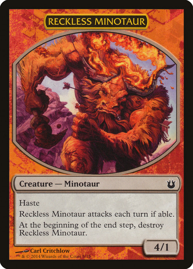 Reckless Minotaur [Born of the Gods Battle the Horde] | Gamers Paradise