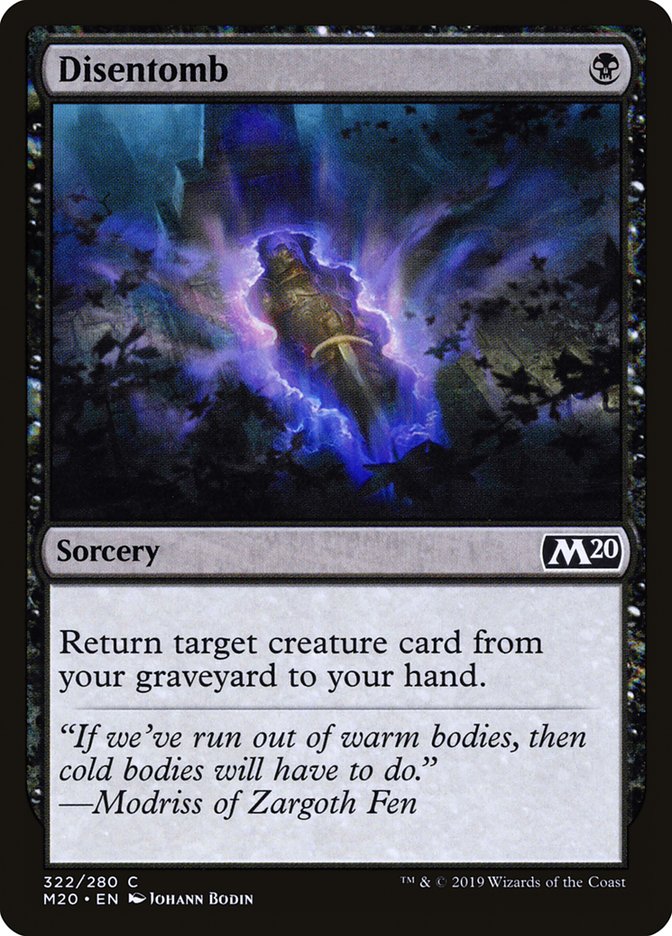 Disentomb [Core Set 2020] | Gamers Paradise