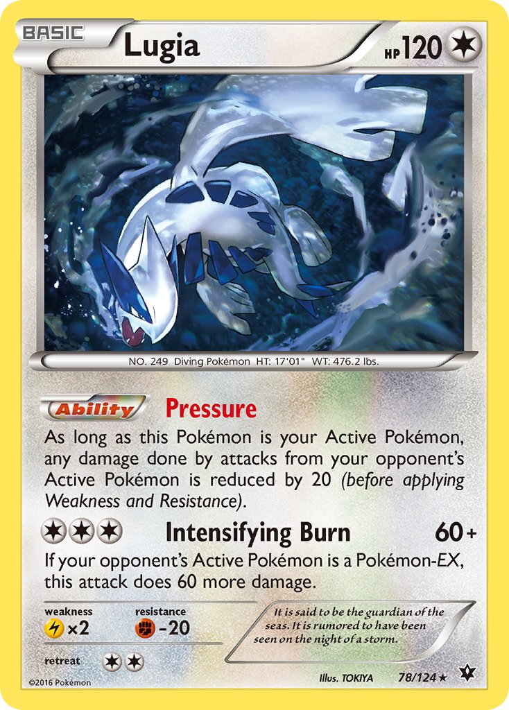 Lugia (78/124) (Theme Deck Exclusive) [XY: Fates Collide] | Gamers Paradise