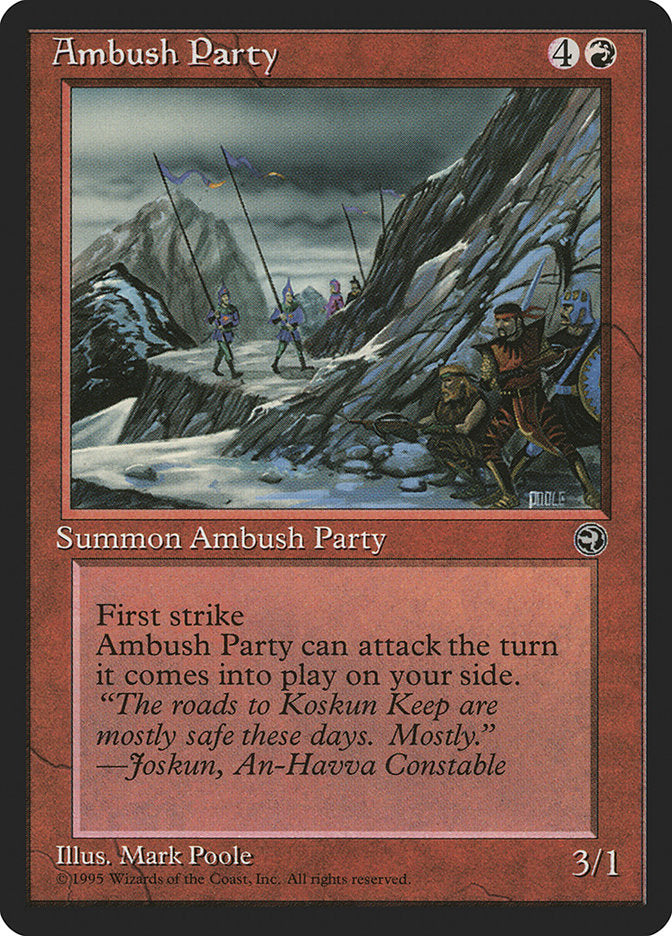 Ambush Party (Joskun Flavor Text) [Homelands] | Gamers Paradise