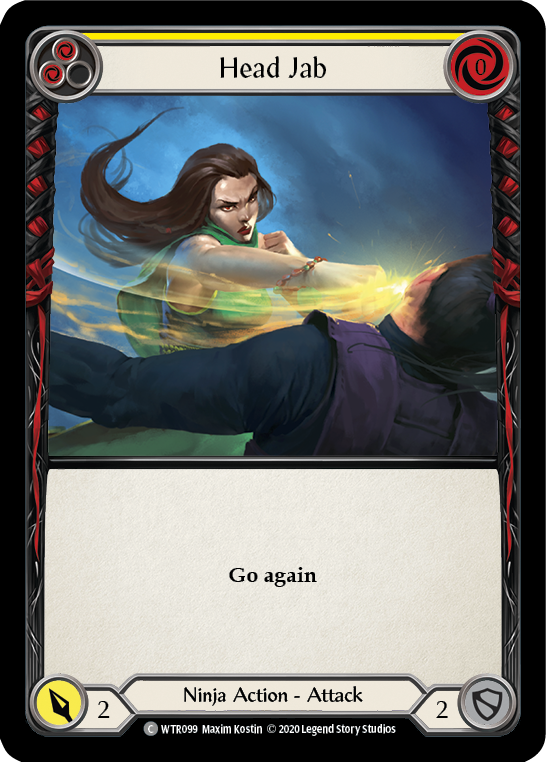 Head Jab (Yellow) [U-WTR099] (Welcome to Rathe Unlimited)  Unlimited Rainbow Foil | Gamers Paradise
