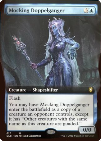 Mocking Doppelganger (Extended Art) [Commander Legends: Battle for Baldur's Gate] | Gamers Paradise