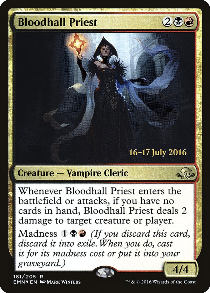 Bloodhall Priest [Eldritch Moon Prerelease Promos] | Gamers Paradise