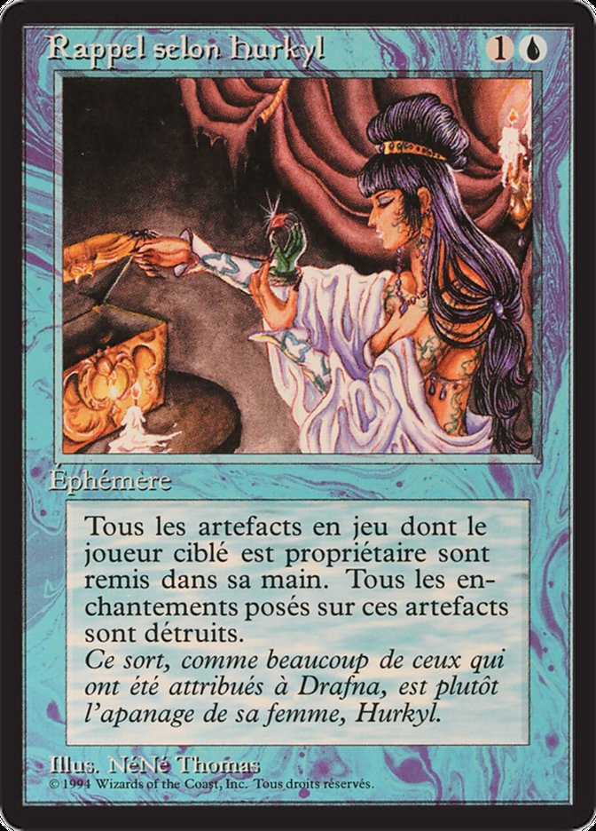 Hurkyl's Recall [Foreign Black Border] | Gamers Paradise