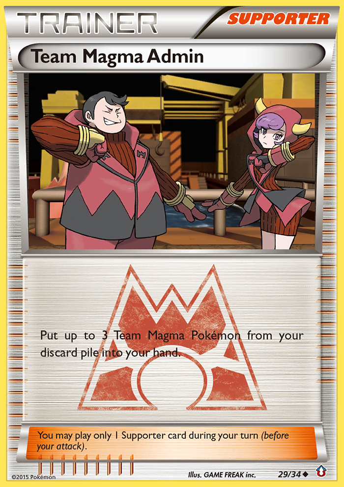 Team Magma Admin (29/34) [XY: Double Crisis] | Gamers Paradise