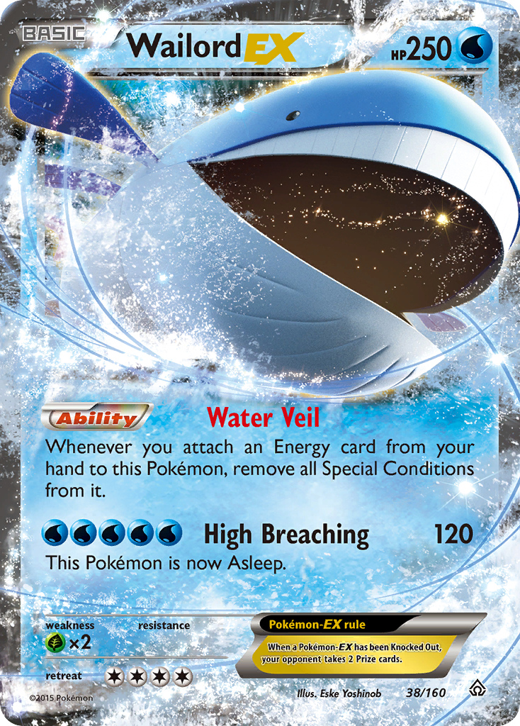 Wailord EX (38/160) [XY: Primal Clash] | Gamers Paradise