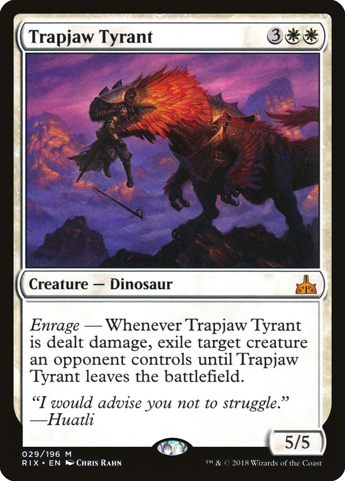 Trapjaw Tyrant [Rivals of Ixalan] | Gamers Paradise