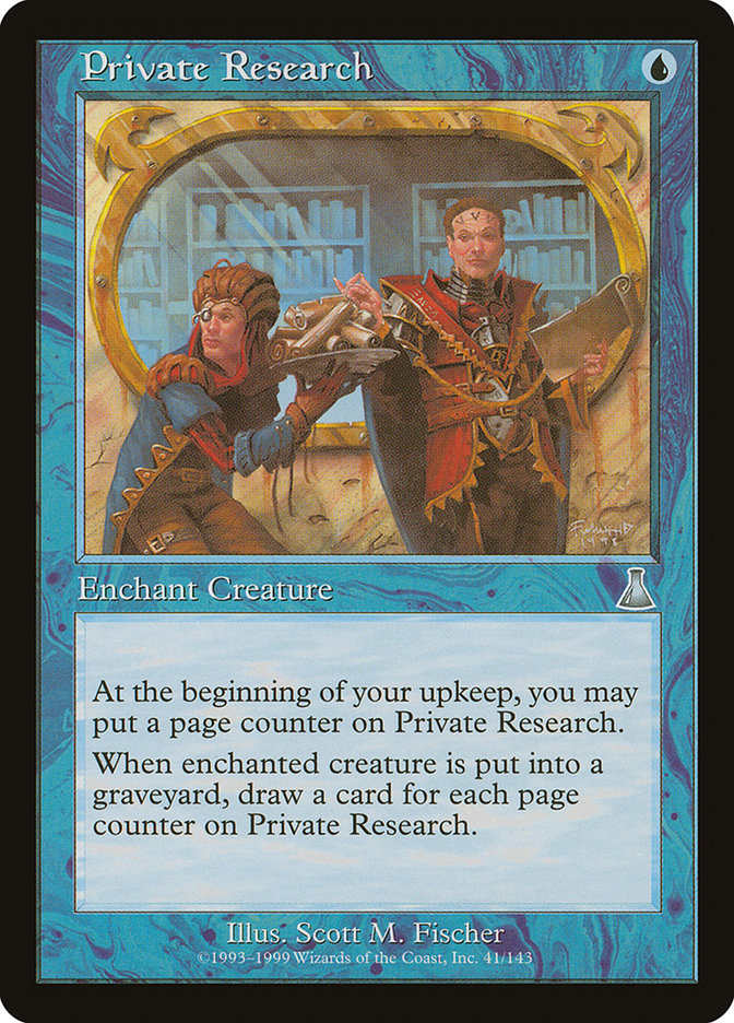 Private Research [Urza's Destiny] | Gamers Paradise