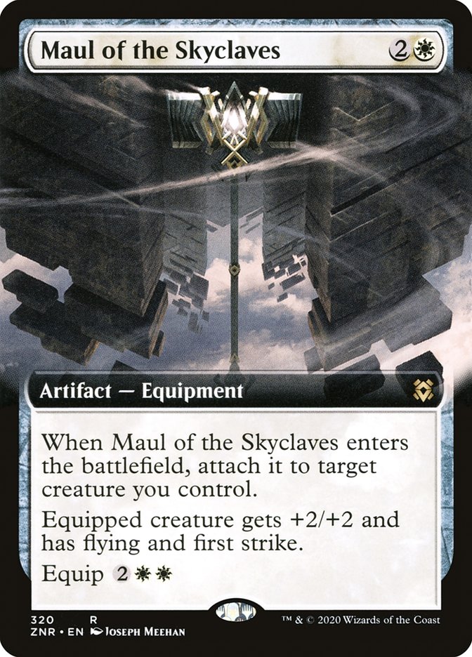 Maul of the Skyclaves (Extended Art) [Zendikar Rising] | Gamers Paradise
