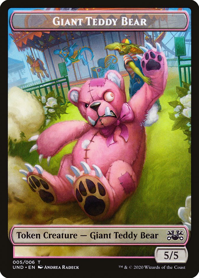 Giant Teddy Bear // Acorn Stash Double-Sided Token [Unsanctioned Tokens] | Gamers Paradise