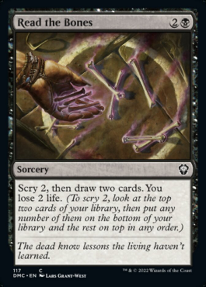 Read the Bones [Dominaria United Commander] | Gamers Paradise