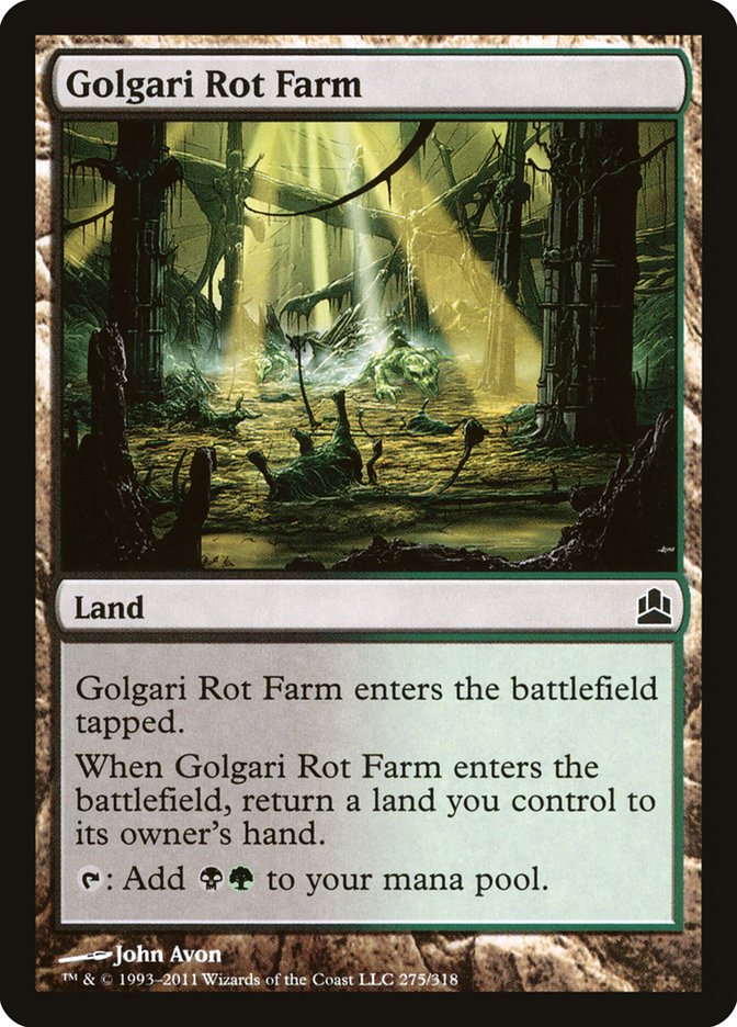 Golgari Rot Farm [Commander 2011] | Gamers Paradise