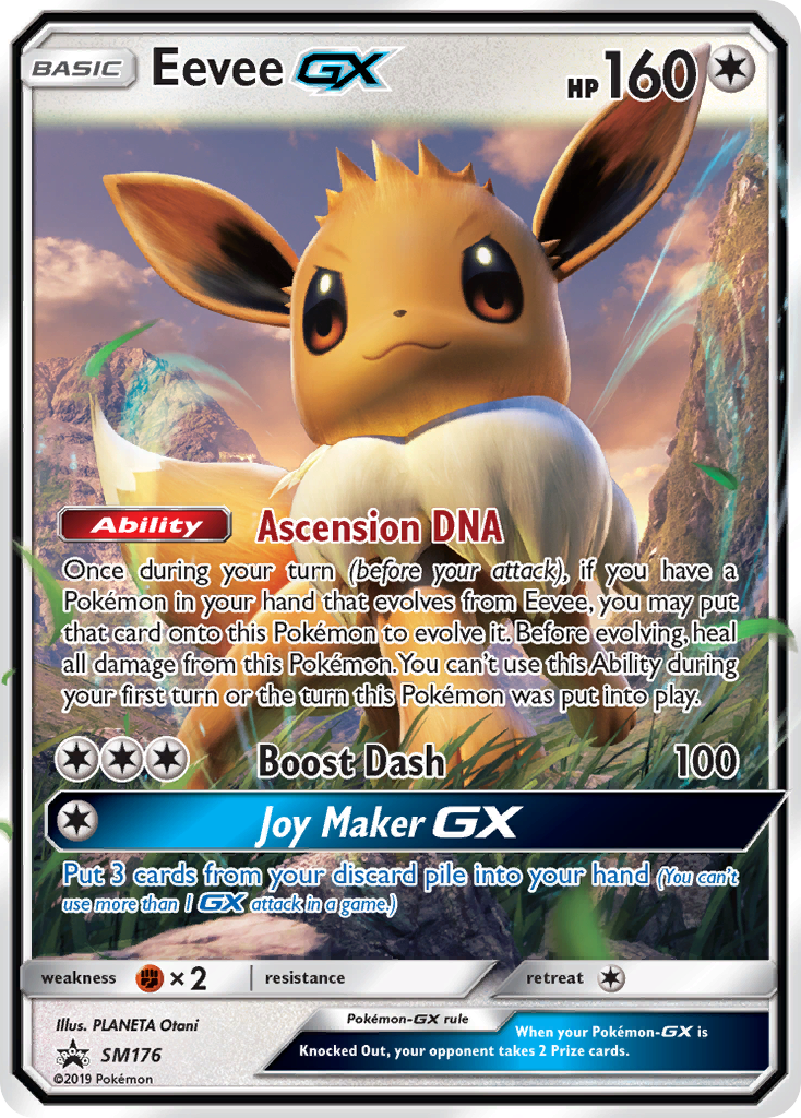 Eevee GX (SM176) (Jumbo Card) [Sun & Moon: Black Star Promos] | Gamers Paradise