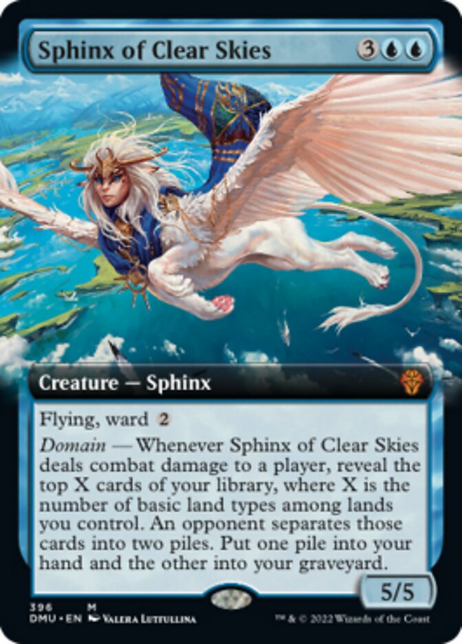 Sphinx of Clear Skies (Extended Art) [Dominaria United] | Gamers Paradise