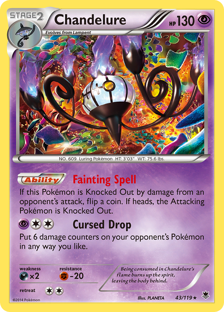 Chandelure (43/119) [XY: Phantom Forces] | Gamers Paradise