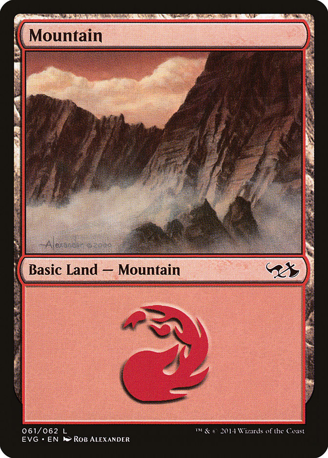 Mountain (61) (Elves vs. Goblins) [Duel Decks Anthology] | Gamers Paradise