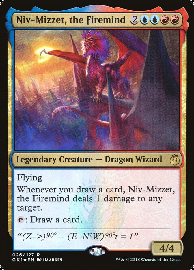 Niv-Mizzet, the Firemind [Guilds of Ravnica Guild Kit] | Gamers Paradise