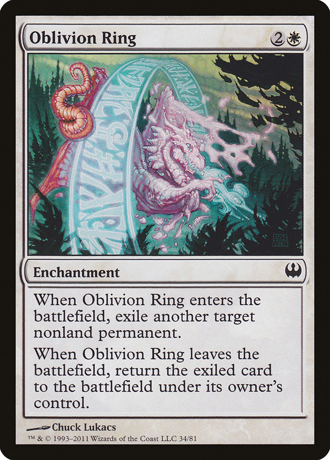 Oblivion Ring [Duel Decks: Knights vs. Dragons] | Gamers Paradise