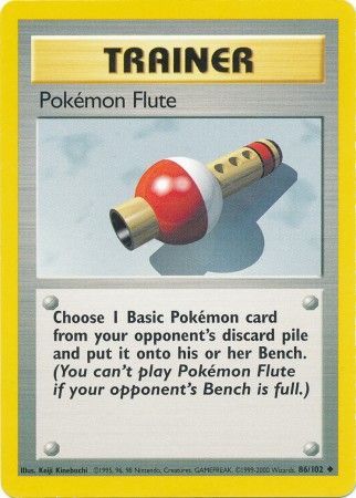 Pokemon Flute (86/102) [Base Set Unlimited] | Gamers Paradise