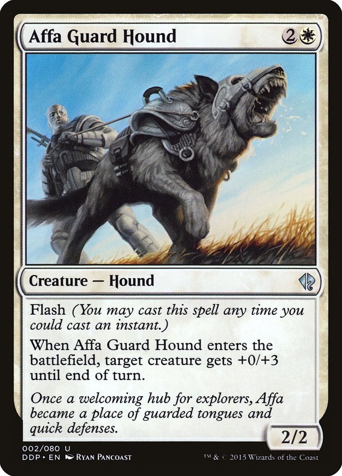 Affa Guard Hound [Duel Decks: Zendikar vs. Eldrazi] | Gamers Paradise