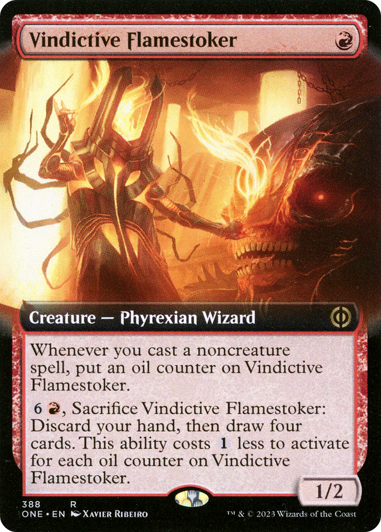 Vindictive Flamestoker (Extended Art) [Phyrexia: All Will Be One] | Gamers Paradise