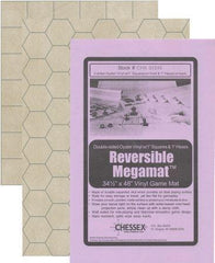 BATTLEMAT - REVERSIBLE: 1 INCH SQUARES AND HEXES, 23 1/2 X 26 INCHES | Gamers Paradise