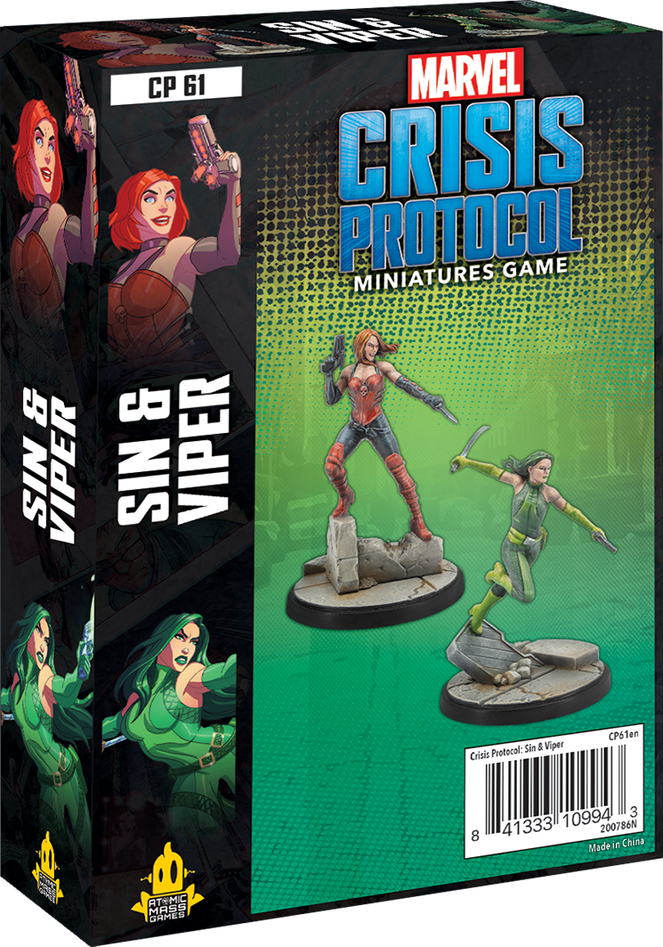 Marvel Crisis Protocol: Sin and Viper Character Pack | Gamers Paradise