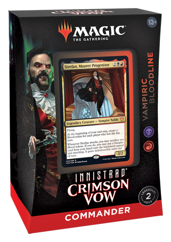 Deckbox Pro 100+ Innistrad: Crimson Vow - Runo Stromkirk Deckbox Pro 100+ Innistrad: Crimson Vow - Runo Stromkirk