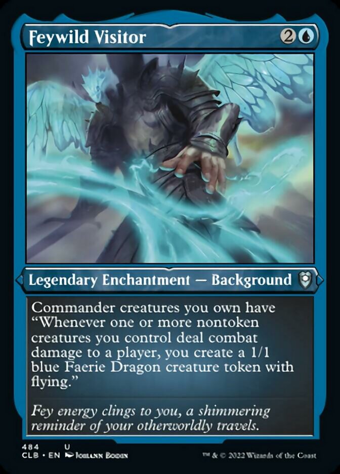 Feywild Visitor (Foil Etched) [Commander Legends: Battle for Baldur's Gate] | Gamers Paradise