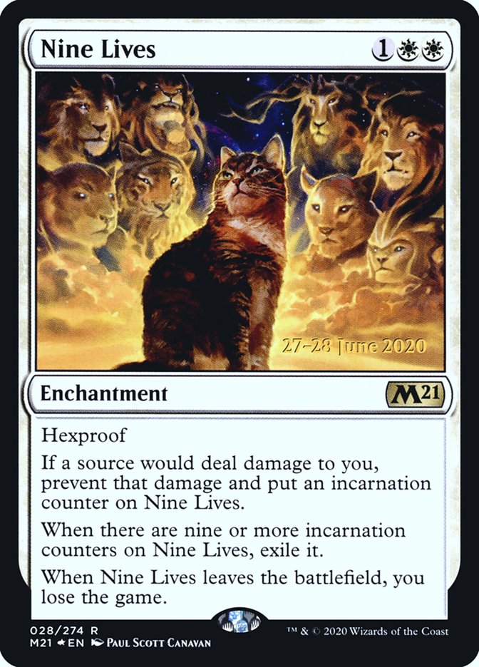 Nine Lives [Core Set 2021 Prerelease Promos] | Gamers Paradise