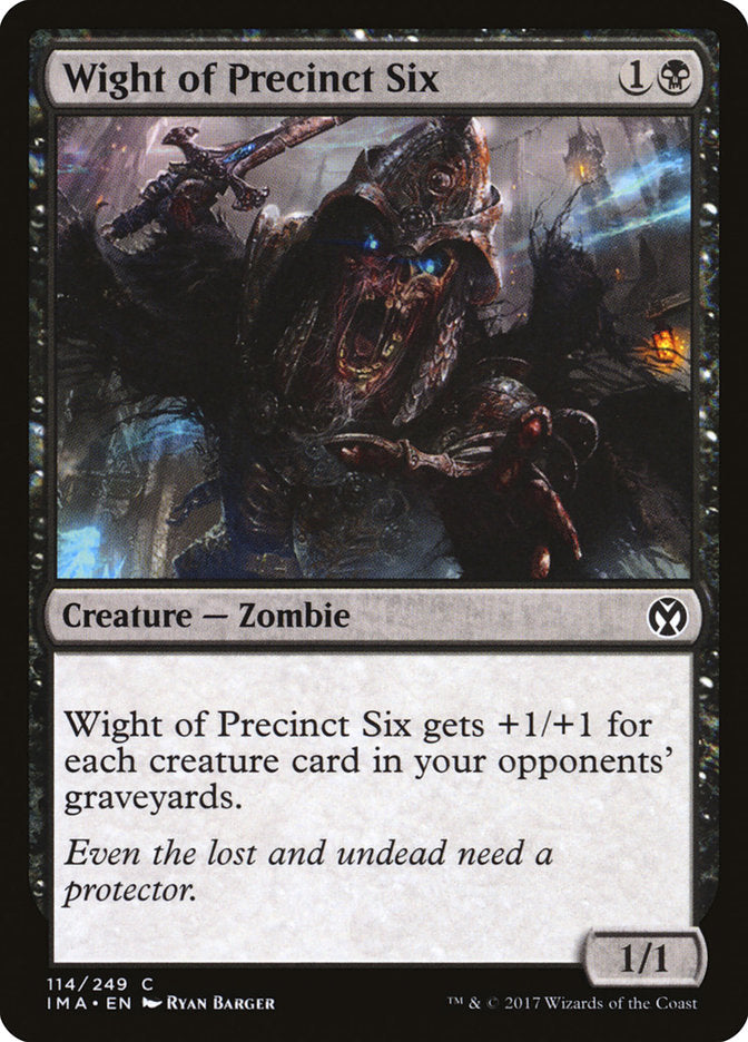 Wight of Precinct Six [Iconic Masters] | Gamers Paradise