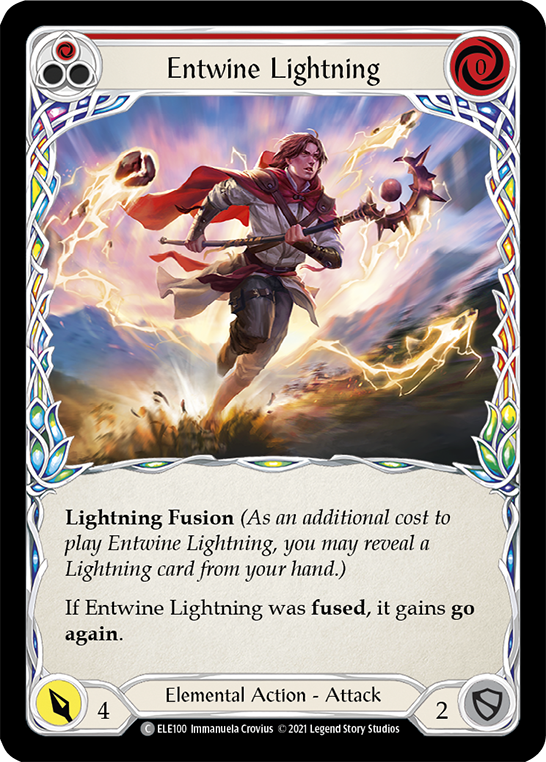 Entwine Lightning (Red) [ELE100] (Tales of Aria)  1st Edition Normal | Gamers Paradise