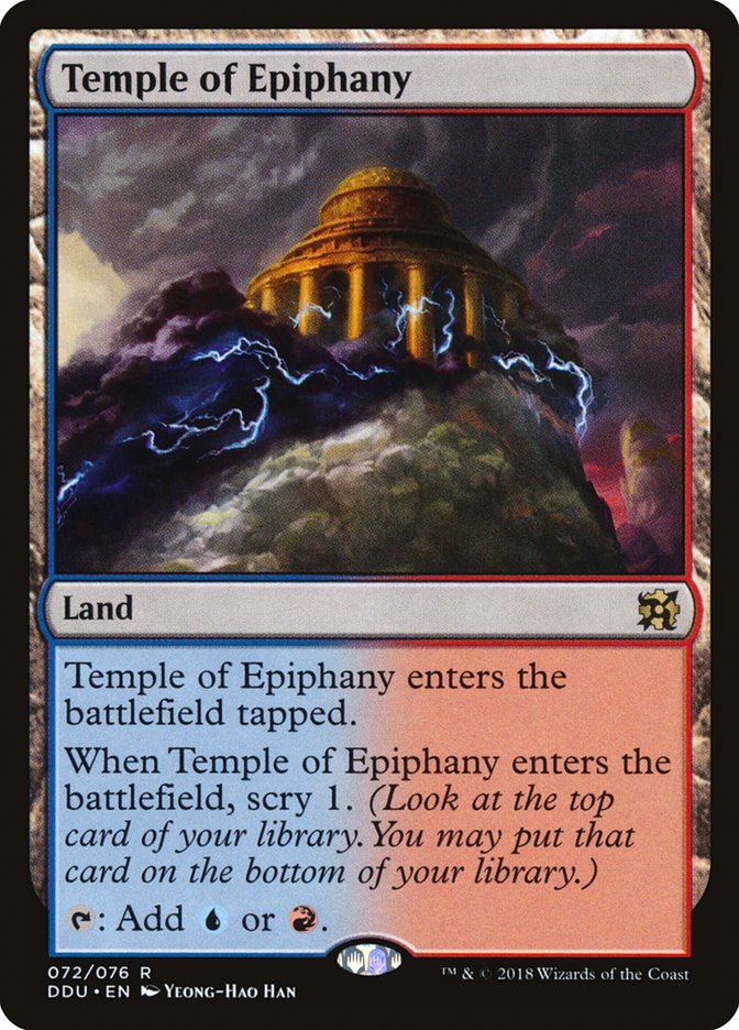 Temple of Epiphany [Duel Decks: Elves vs. Inventors] | Gamers Paradise