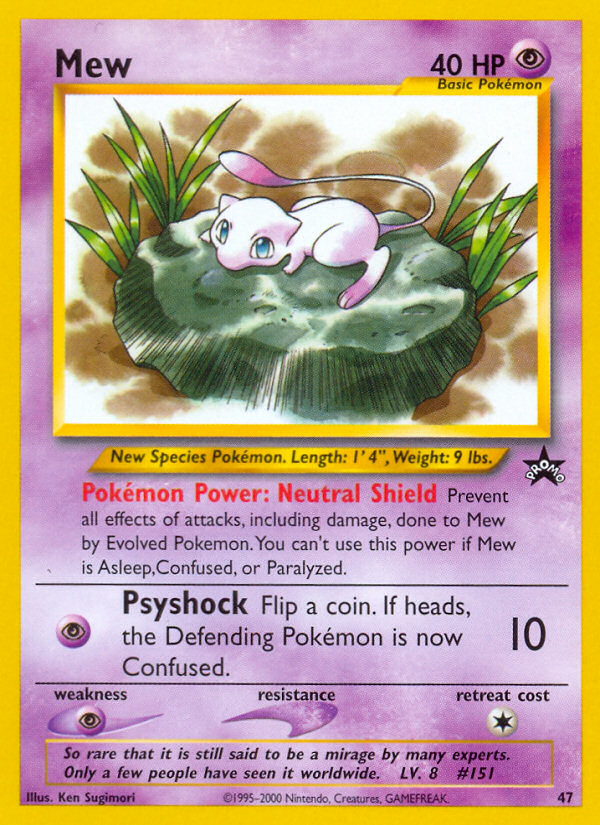 Mew (47) [Wizards of the Coast: Black Star Promos] | Gamers Paradise