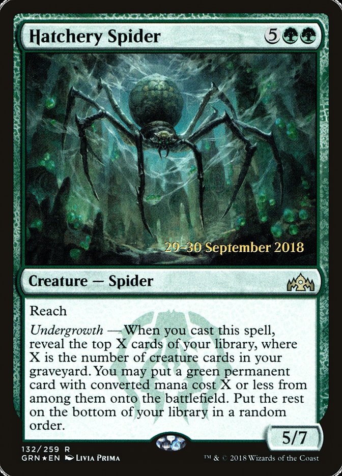 Hatchery Spider [Guilds of Ravnica Prerelease Promos] | Gamers Paradise