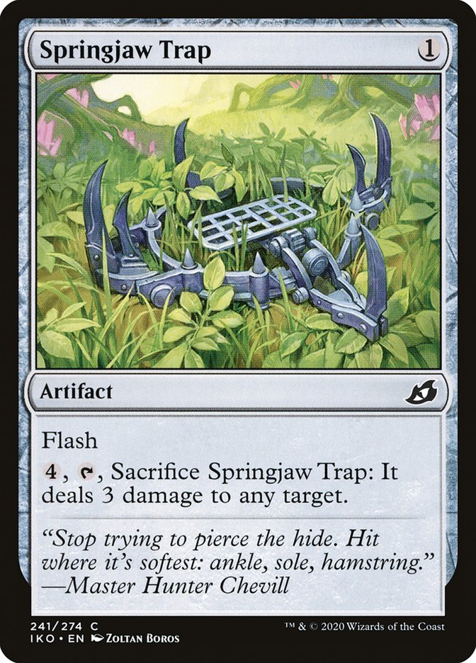 Springjaw Trap [Ikoria: Lair of Behemoths] | Gamers Paradise