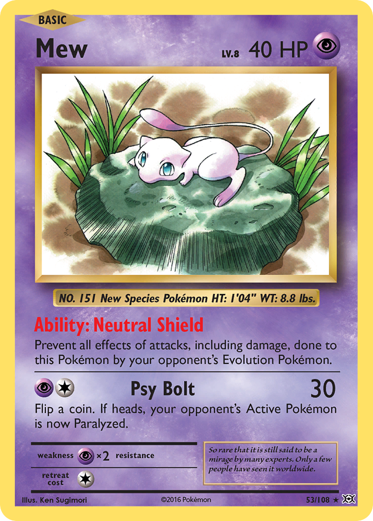 Mew (53/108) [XY: Evolutions] | Gamers Paradise